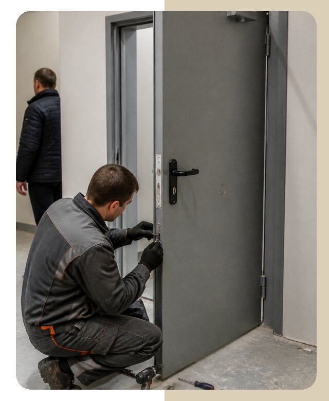 Ремонт противопожарной двери в Зиме по цене 6648 р. | ДвериЛегко-Зма